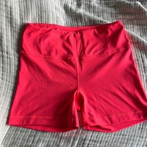 Hot Pink Yogalicious Lux Bike Shorts XL